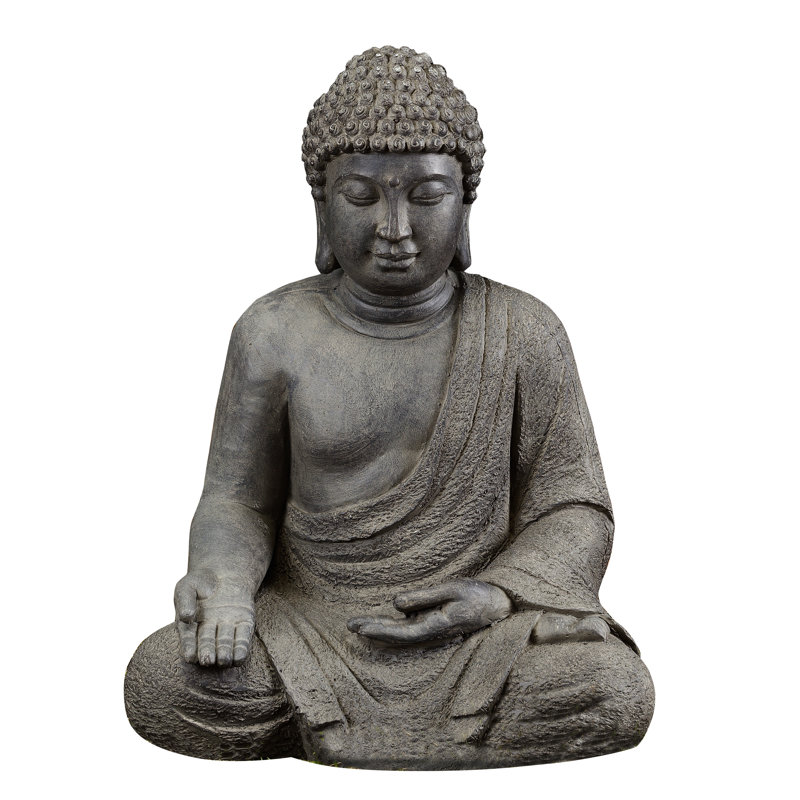 WinsomeHouse Meditating Buddha Statue & Reviews Wayfair
